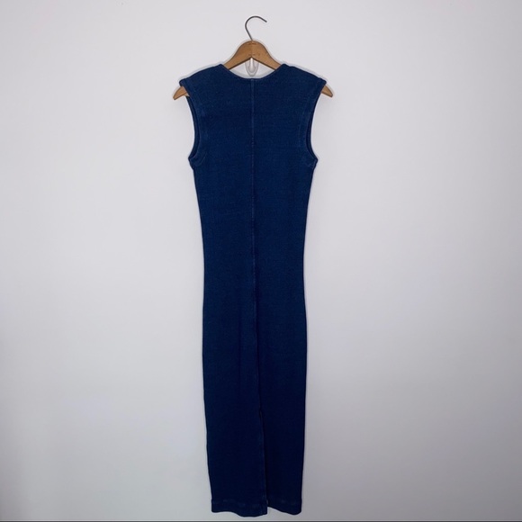 AG ADRIANO GOLDSCHMIED THE PI MEDIUM FITTED LONG STRETCHY MAXI DRESS - Picture 13 of 14